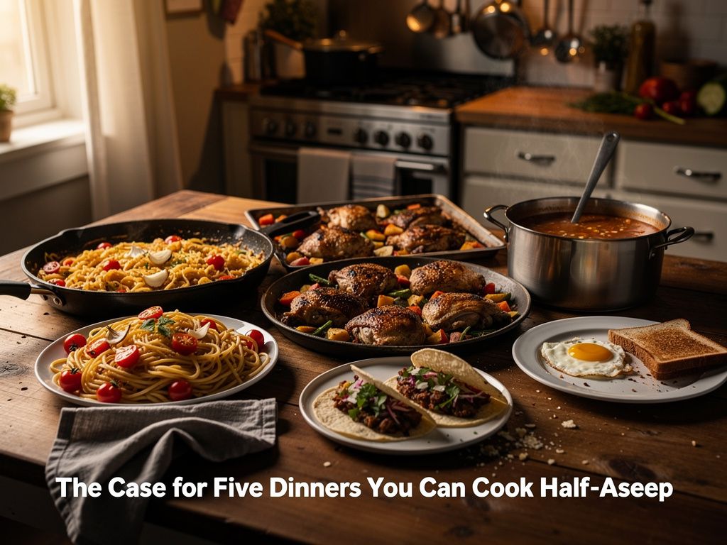 The Case for Five Dinners You Can Cook Half-Asleep
