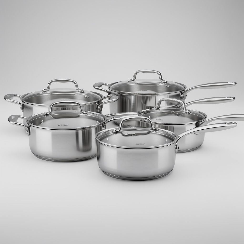 Stainless Saucepan Set