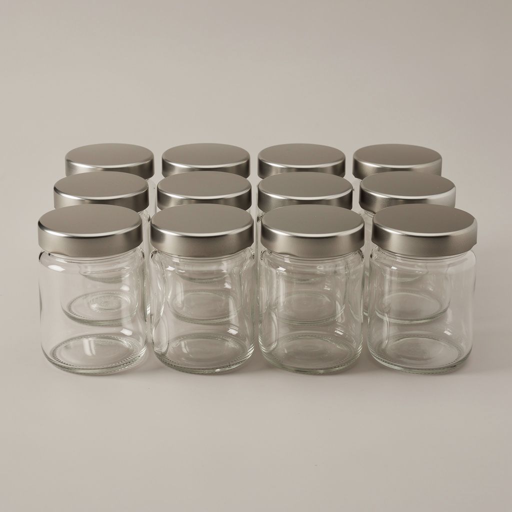 Glass Spice Jar Set of 12