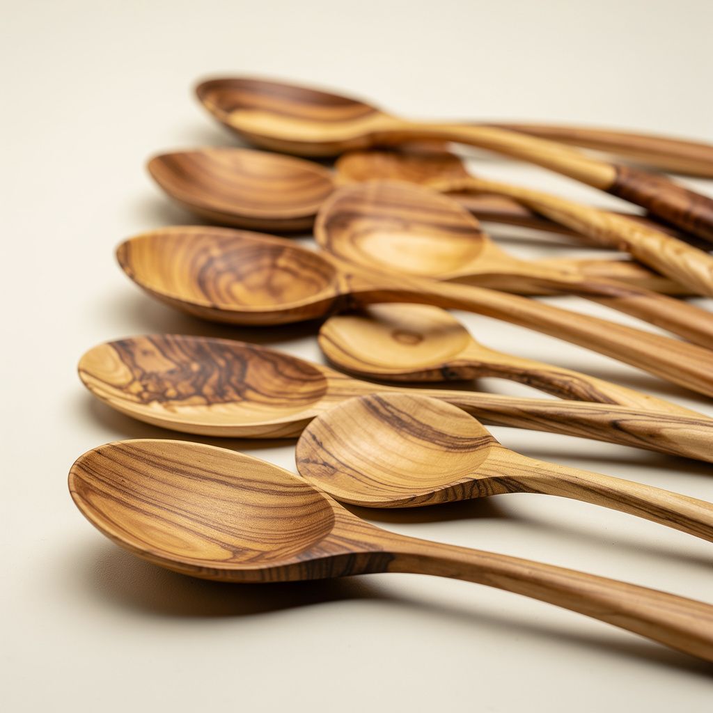 Olive Wood Spoon Set