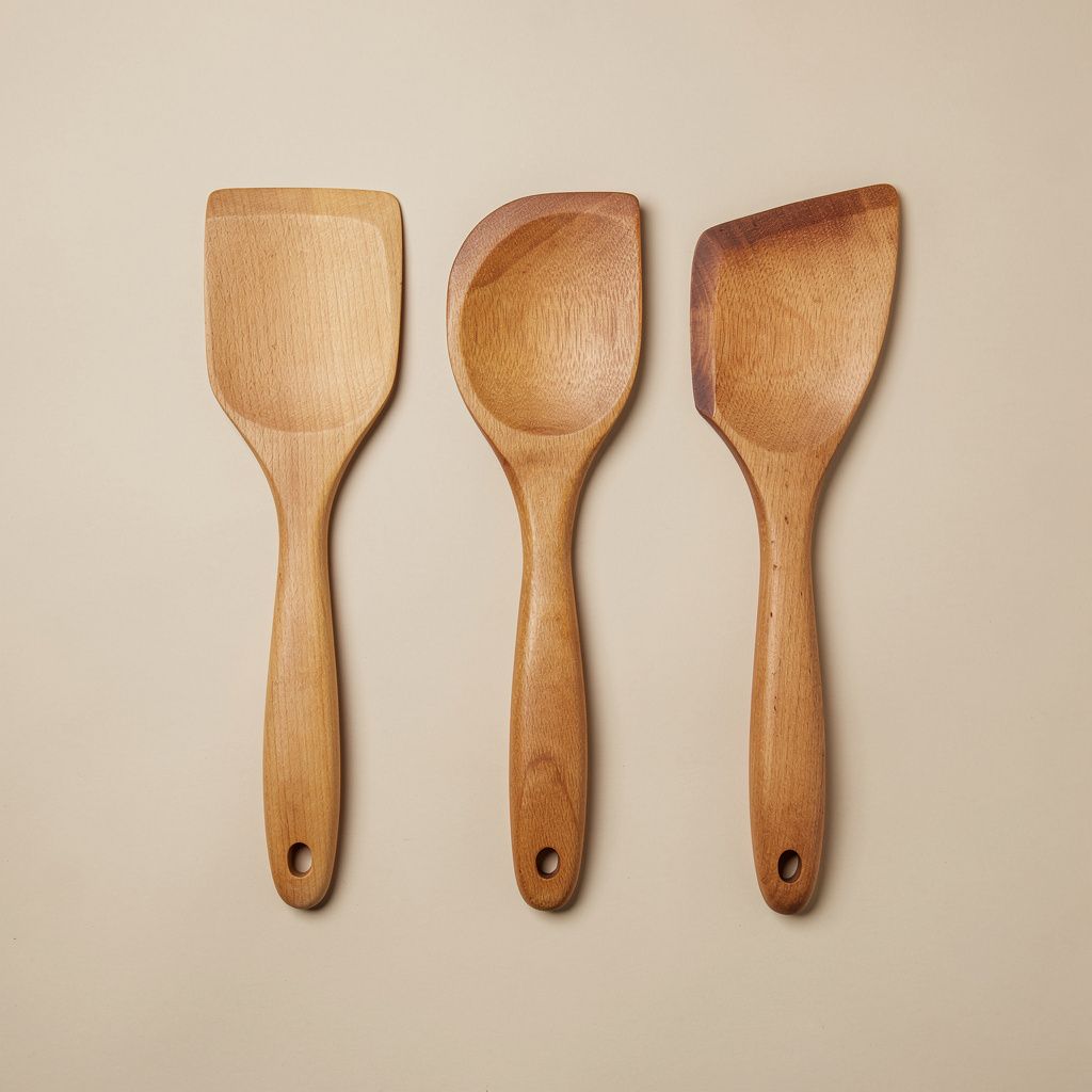 Wooden Spatula Trio