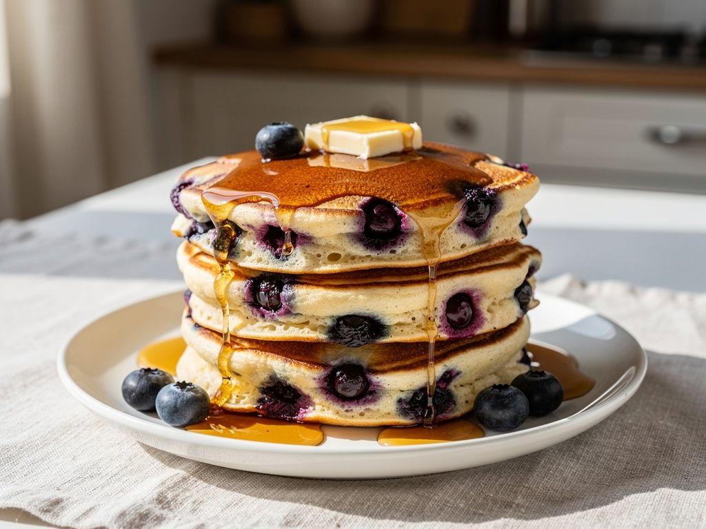 Blueberry Pancake Stack