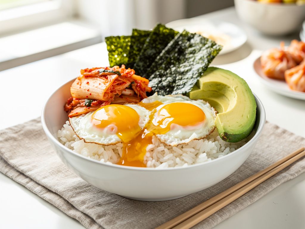 Korean Breakfast Rice Bowl