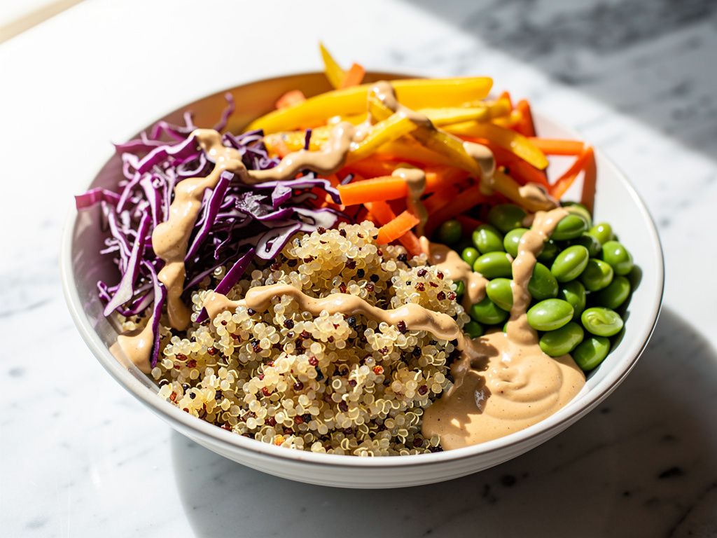 Rainbow Quinoa Bowl