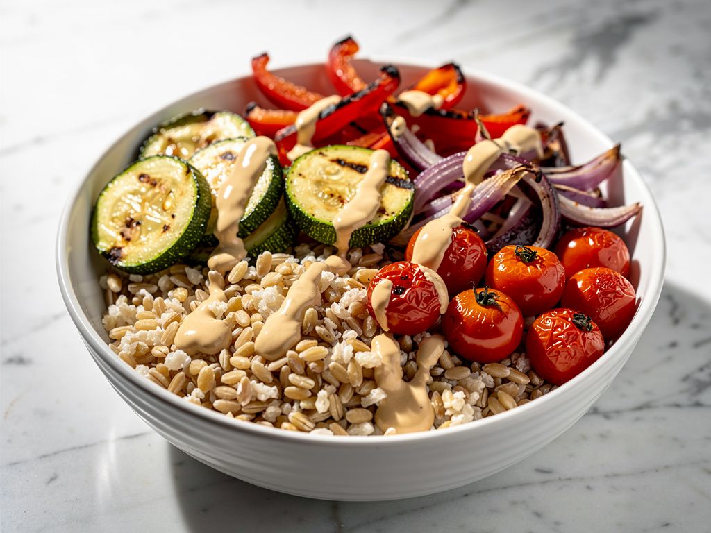 Roasted Veg Grain Bowl