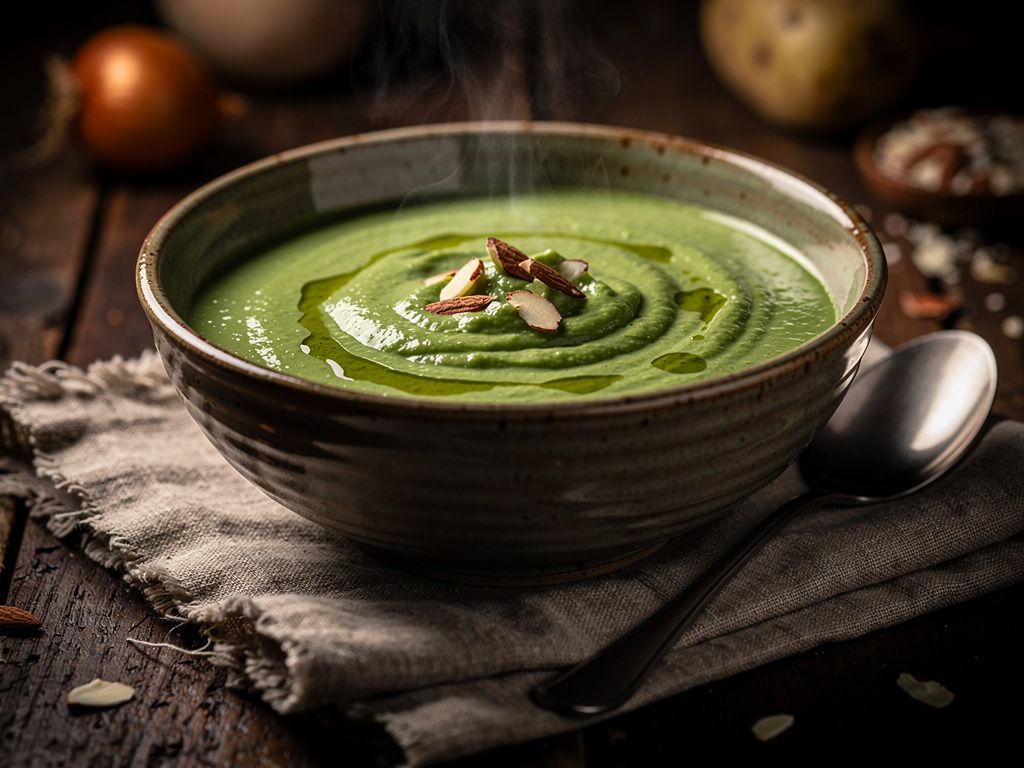 Broccoli & Almond Soup