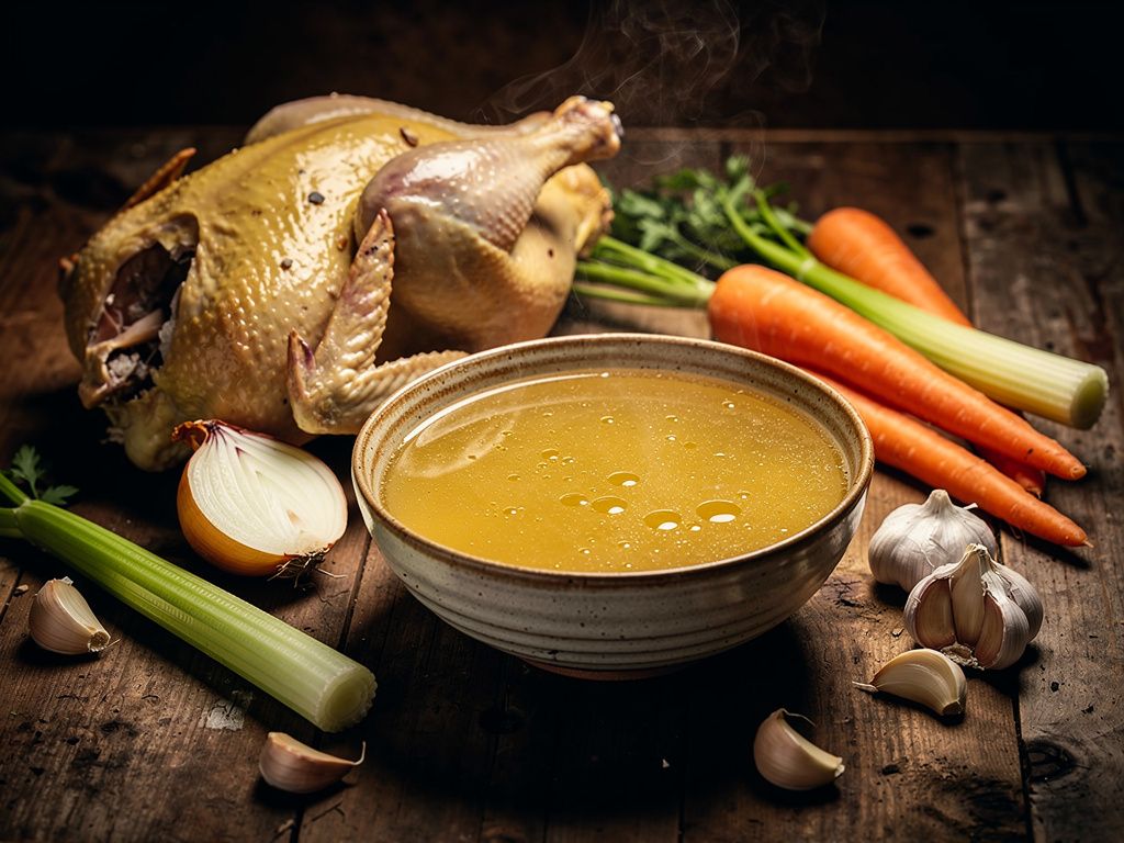 Golden Chicken Broth