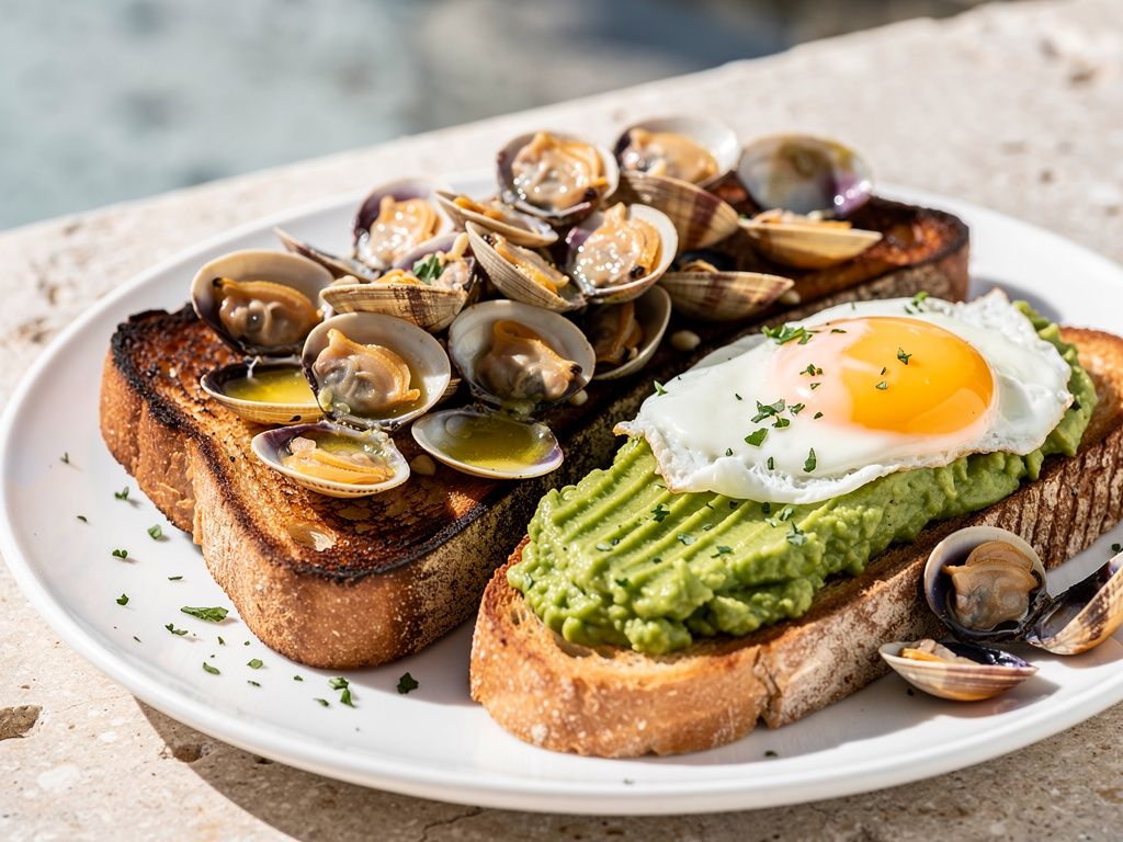 Garlic Clam Toast
