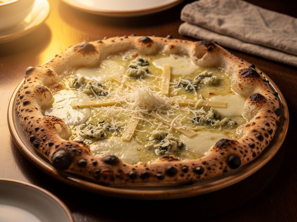 Four-Cheese Pizza