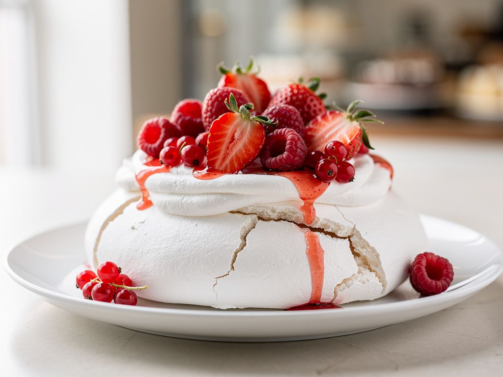 Strawberry Pavlova