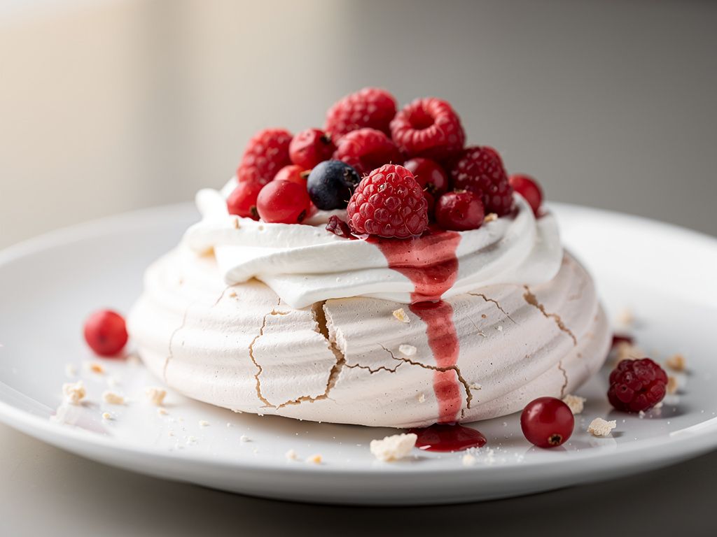 Raspberry Pavlova