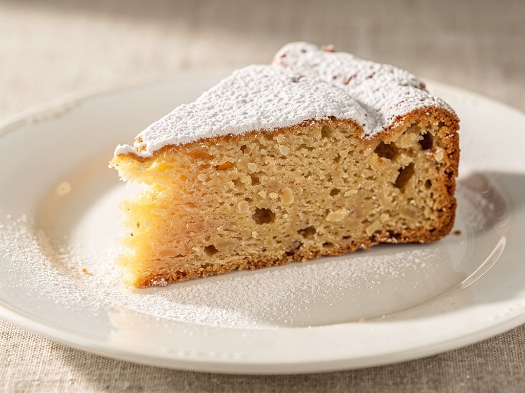Almond Snow Cake