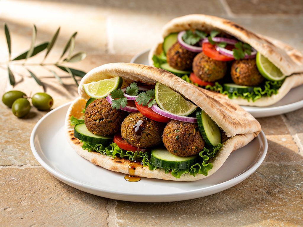 Falafel Pita Wrap