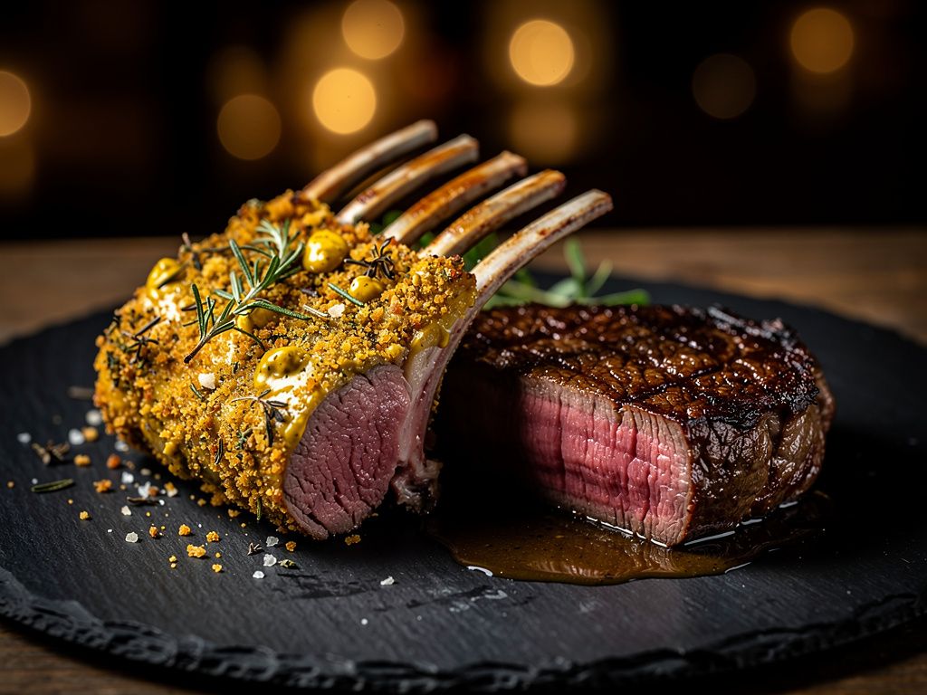 Herb-Roasted Lamb Rack