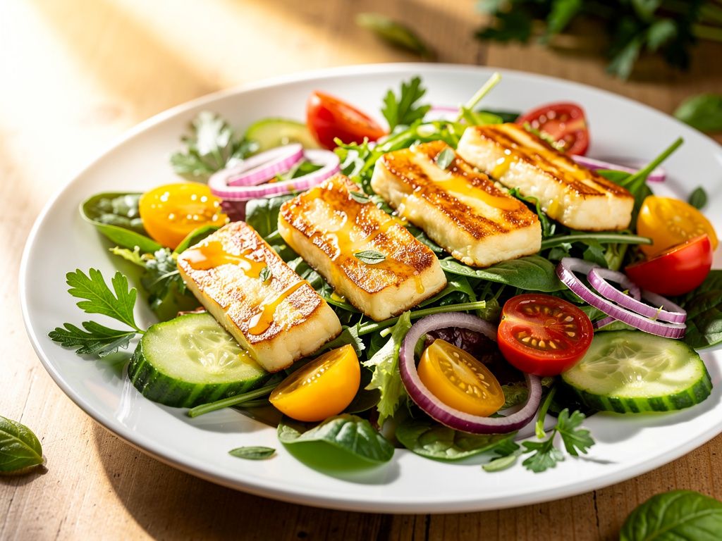Halloumi Garden Salad