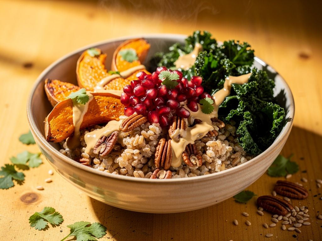Roasted Squash Grain Bowl