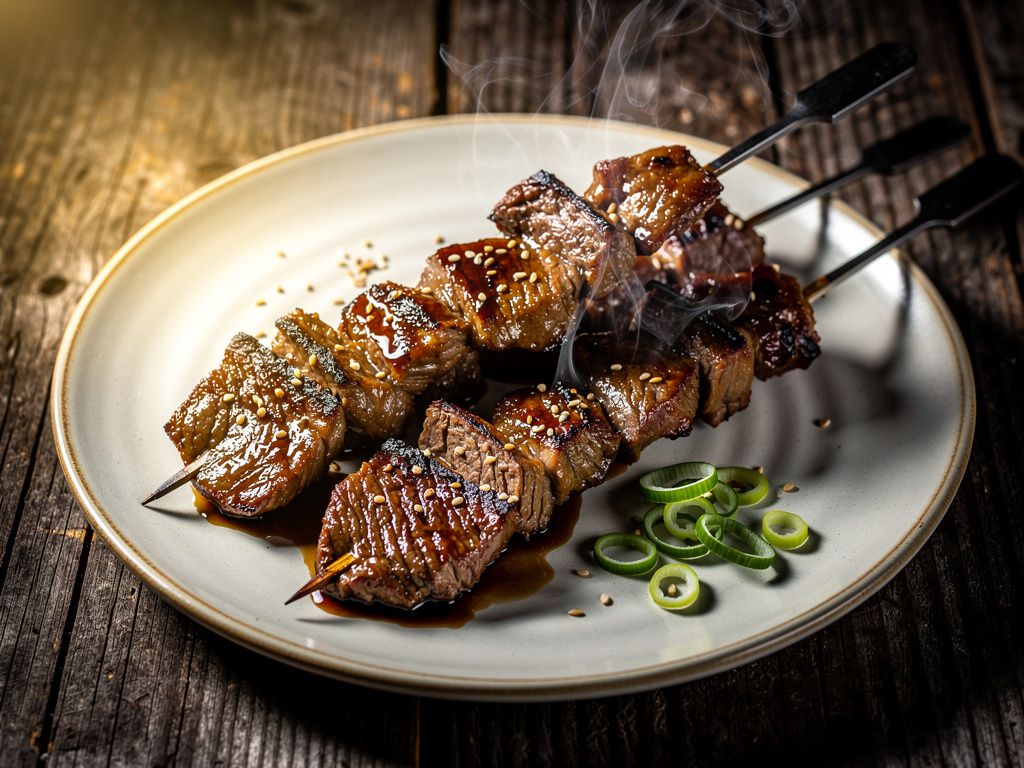 Korean Bulgogi Skewers