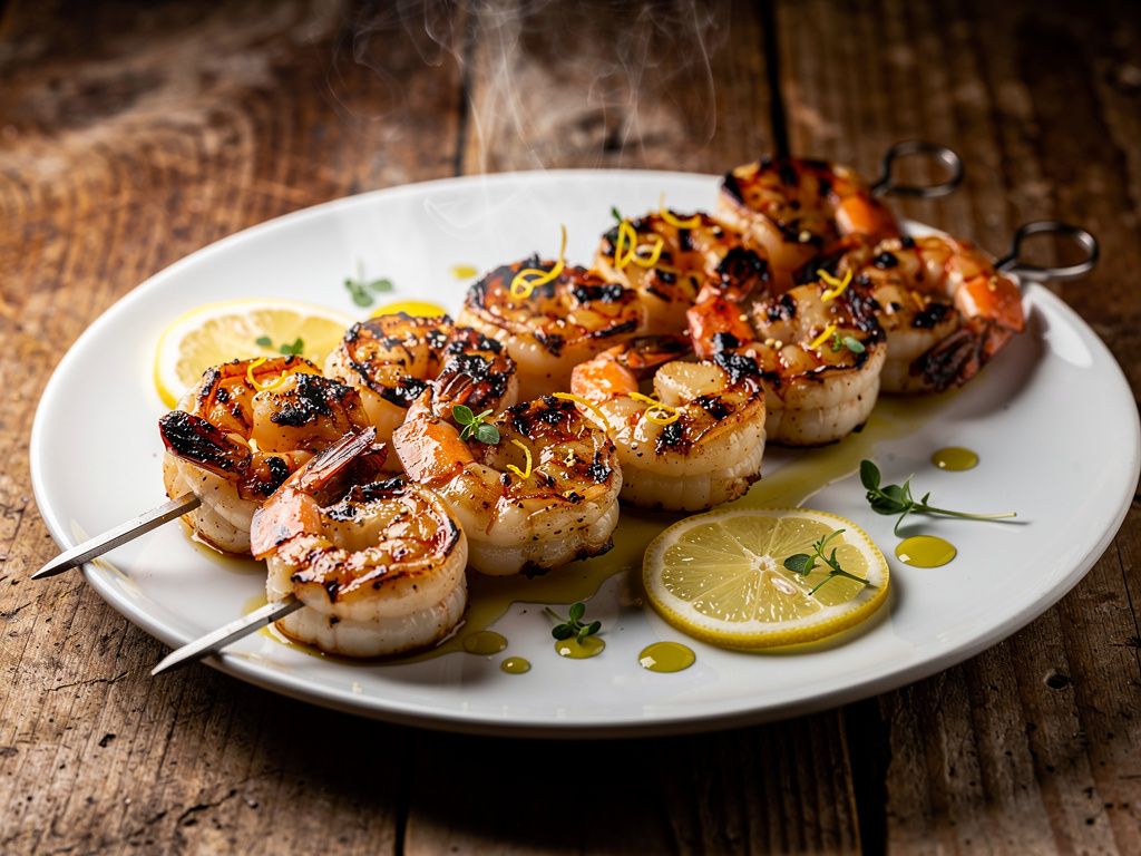 Grilled Surf Skewers