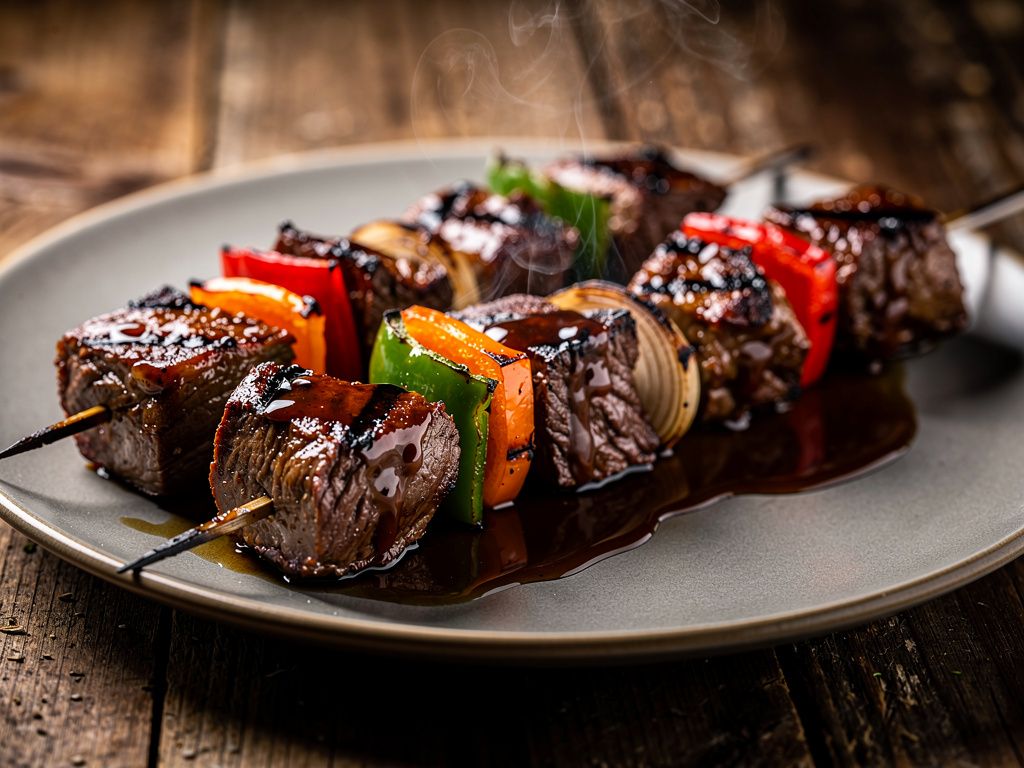 Teriyaki Beef Kebabs