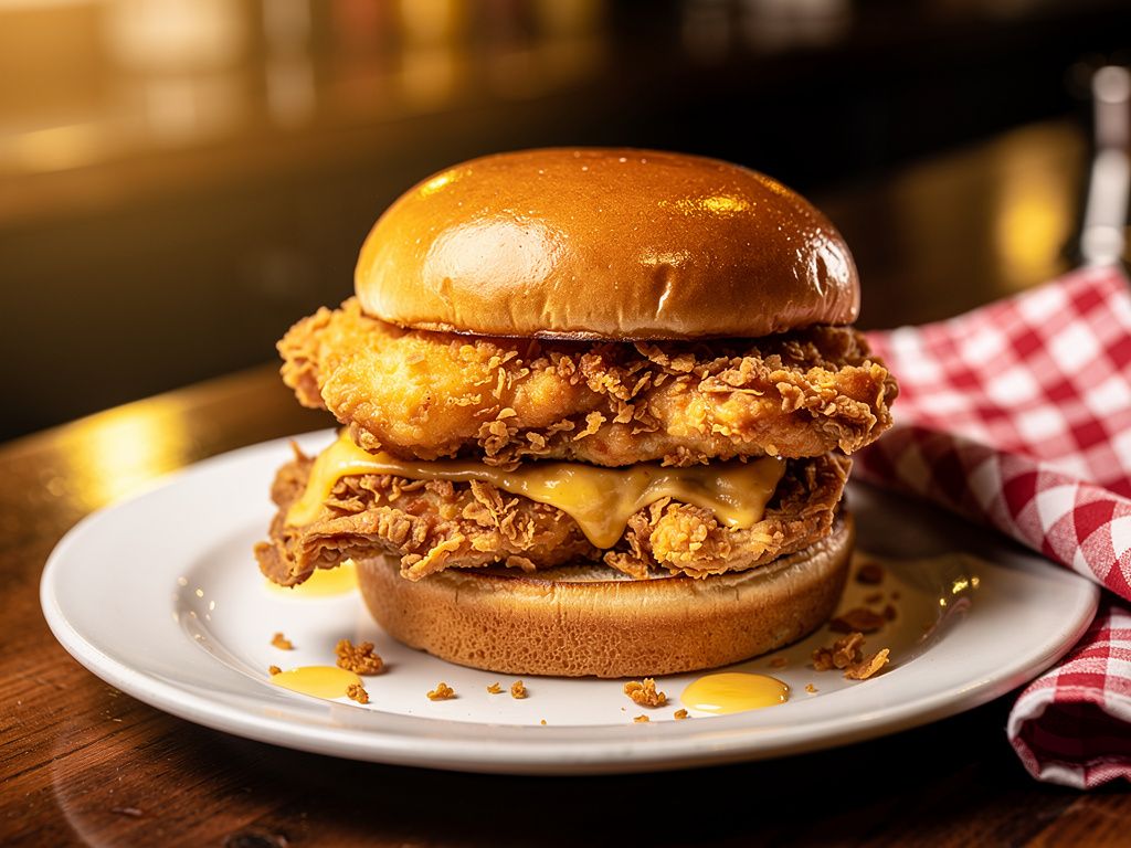 Crunchy Chicken Burger