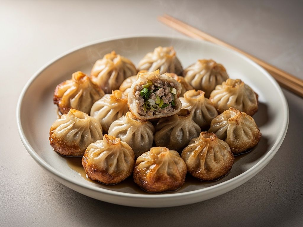 Pan-Fried Pork Dumplings